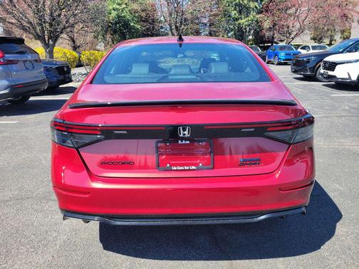 Radiant Red Metallic 2026 Honda Accord Hybrid Sport-L