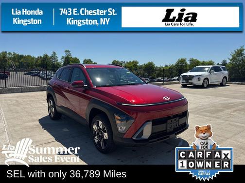 Ultimate Red Metallic 2024 Hyundai KONA SEL