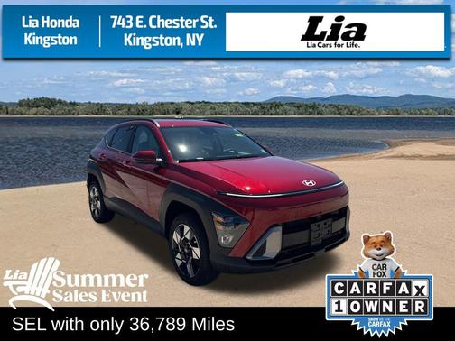 Ultimate Red Metallic 2024 Hyundai KONA SEL