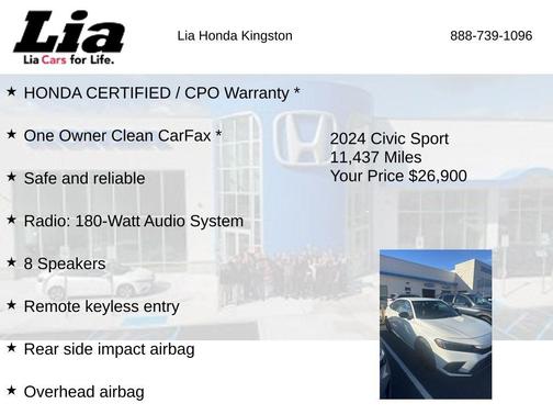 2024 Honda Civic Sport