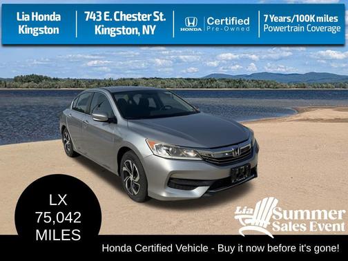 Lunar Silver Metallic 2017 Honda Accord LX