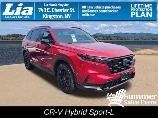 Radiant Red Metallic 2026 Honda CR-V Hybrid Sport-L AWD