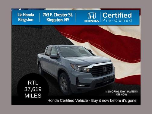 Sonic Gray Pearl 2023 Honda Ridgeline RTL