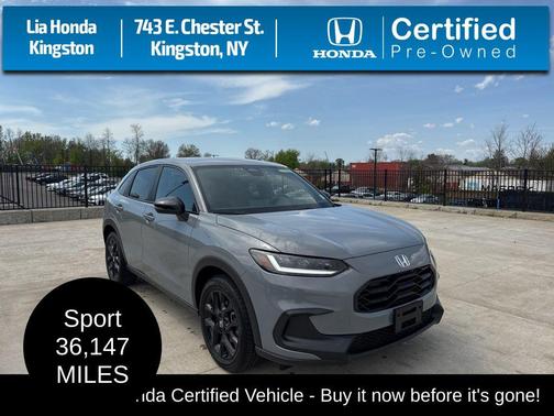Urban Gray Pearl 2024 Honda HR-V AWD Sport