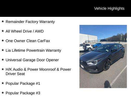 Magnetite Gray Metallic 2024 Subaru Impreza RS