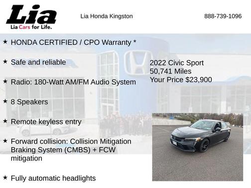 2022 Honda Civic Sport