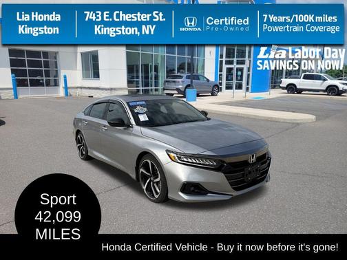 Lunar Silver Metallic 2022 Honda Accord Sport 2.0T