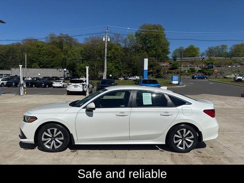 Platinum White Pearl 2023 Honda Civic LX