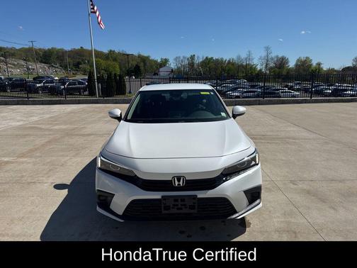 Platinum White Pearl 2023 Honda Civic LX