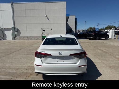 Platinum White Pearl 2023 Honda Civic LX