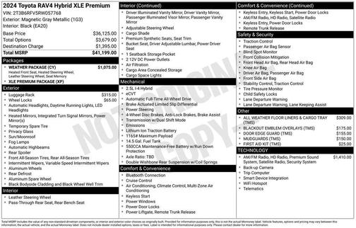 2024 Toyota RAV4 Hybrid XLE Premium