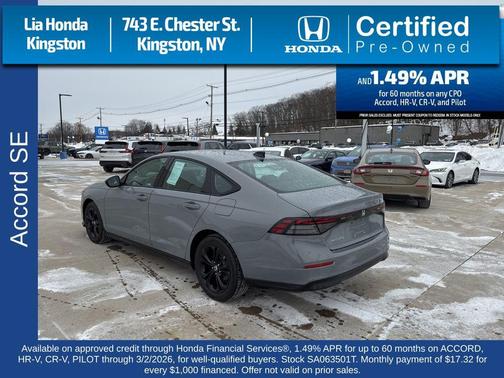 2025 Honda Accord SE