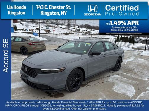 2025 Honda Accord SE