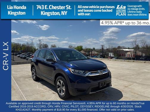 Obsidian Blue Pearl 2019 Honda CR-V LX