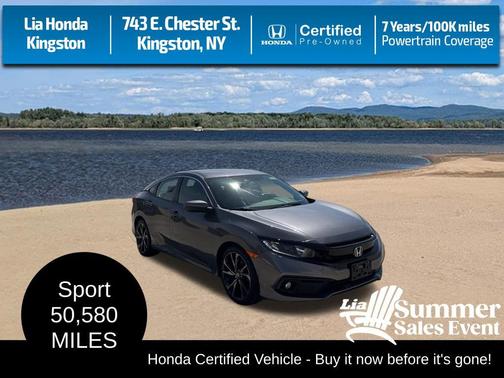 Modern Steel Metallic 2021 Honda Civic Sport