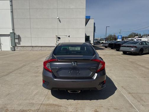 Modern Steel Metallic 2021 Honda Civic Sport
