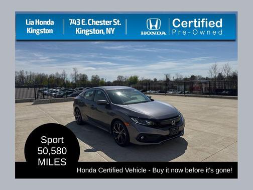Modern Steel Metallic 2021 Honda Civic Sport