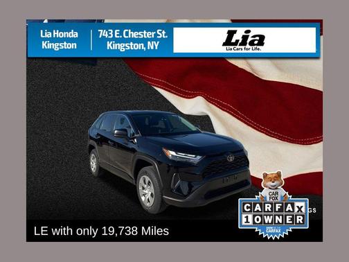 Midnight Black Metallic 2023 Toyota RAV4 LE