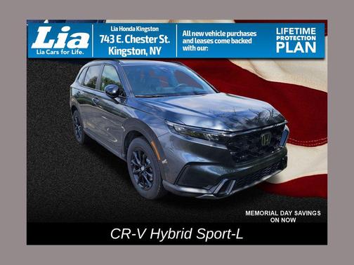 Meteorite Gray Metallic 2026 Honda CR-V Hybrid Sport-L AWD
