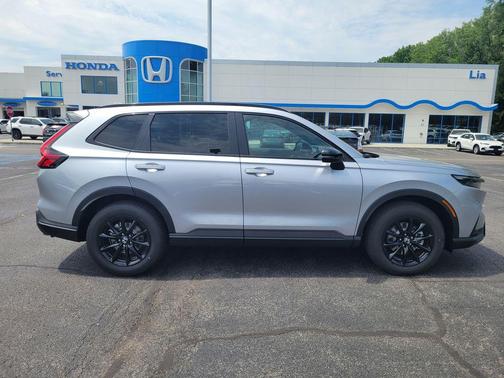 Solar Silver Metallic 2026 Honda CR-V Hybrid Sport-L AWD
