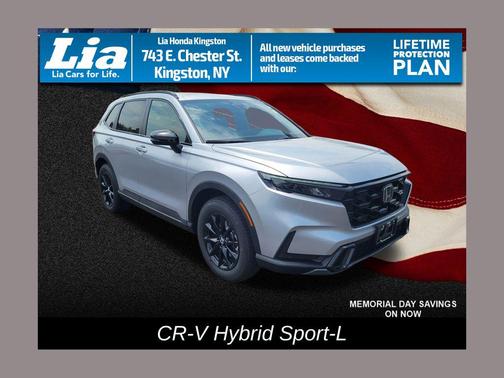 Solar Silver Metallic 2026 Honda CR-V Hybrid Sport-L AWD