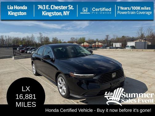 Canyon River Blue Met 2025 Honda Accord LX 1.5T