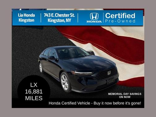 Canyon River Blue Met 2025 Honda Accord LX 1.5T