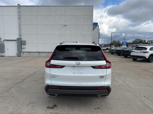Platinum White Pearl 2023 Honda CR-V Hybrid Sport Touring AWD