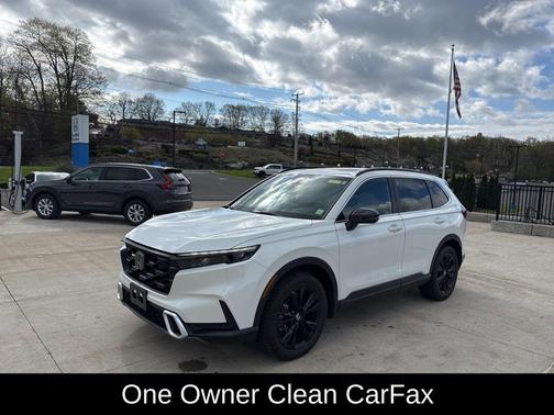 Platinum White Pearl 2023 Honda CR-V Hybrid Sport Touring AWD