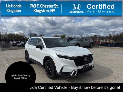 Platinum White Pearl 2023 Honda CR-V Hybrid Sport Touring AWD