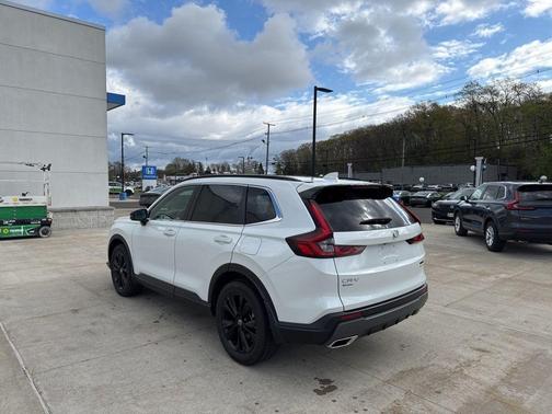 Platinum White Pearl 2023 Honda CR-V Hybrid Sport Touring AWD