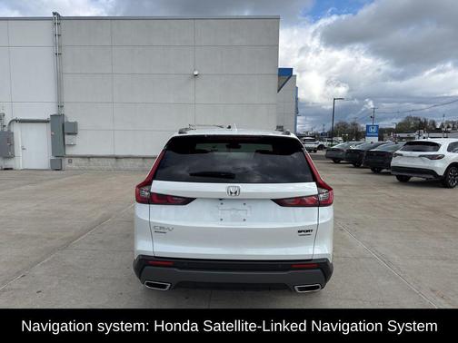 Platinum White Pearl 2023 Honda CR-V Hybrid Sport Touring AWD