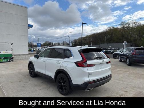 Platinum White Pearl 2023 Honda CR-V Hybrid Sport Touring AWD