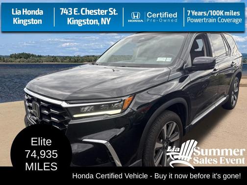 Crystal Black Pearl 2023 Honda Pilot AWD Elite