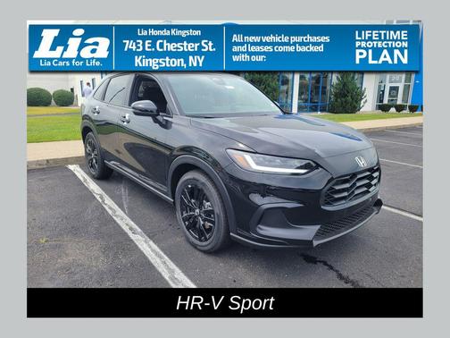 Crystal Black Pearl 2026 Honda HR-V AWD Sport