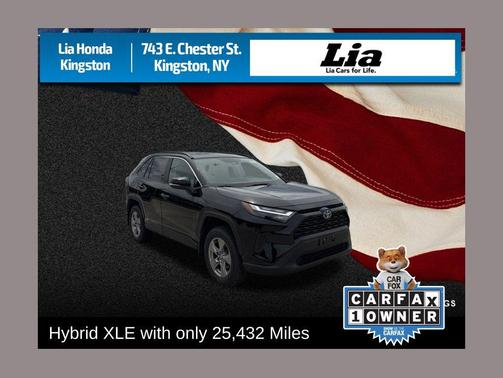 Midnight Black Metallic 2022 Toyota RAV4 Hybrid XLE