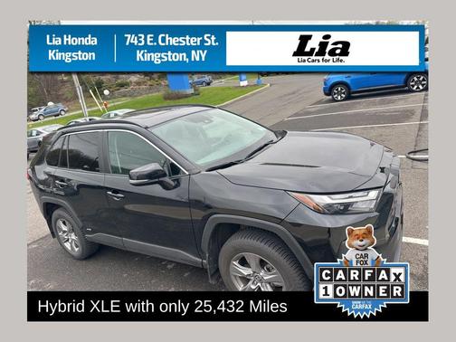 Midnight Black Metallic 2022 Toyota RAV4 Hybrid XLE