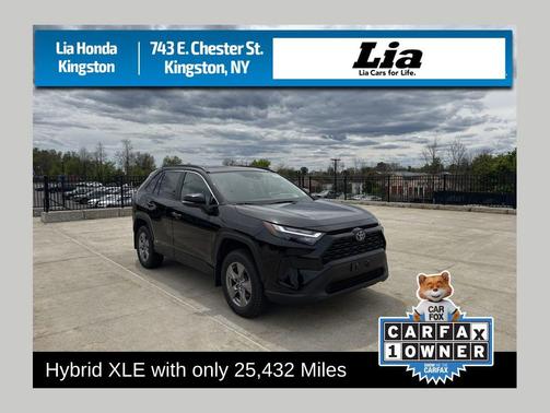Midnight Black Metallic 2022 Toyota RAV4 Hybrid XLE