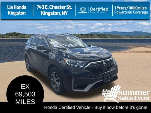 Crystal Black Pearl 2021 Honda CR-V AWD EX