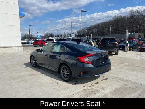 Cosmic Blue Metallic 2020 Honda Civic EX-L