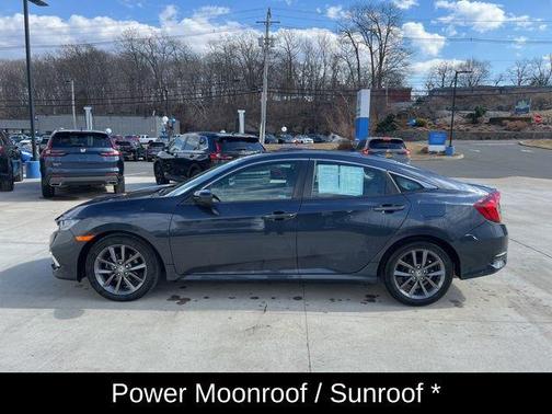 Cosmic Blue Metallic 2020 Honda Civic EX-L