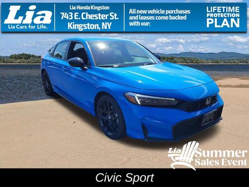 Boost Blue Pearl 2026 Honda Civic Sport