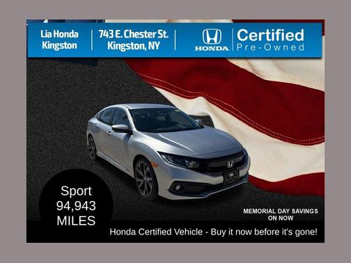 Lunar Silver Metallic 2021 Honda Civic Sport
