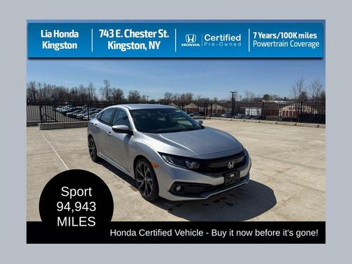 Lunar Silver Metallic 2021 Honda Civic Sport