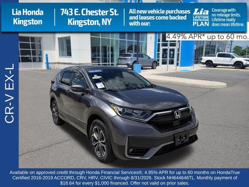 Modern Steel Metallic 2022 Honda CR-V AWD EX-L