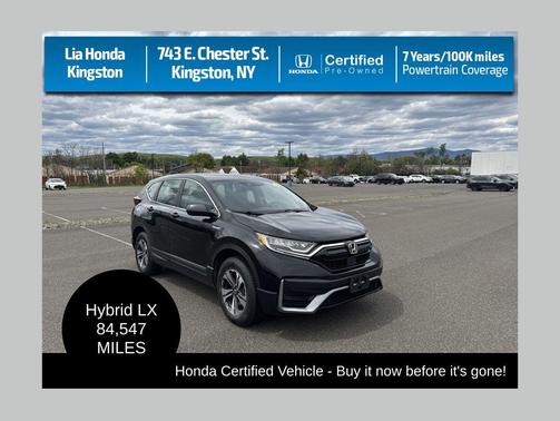 Crystal Black Pearl 2020 Honda CR-V Hybrid LX