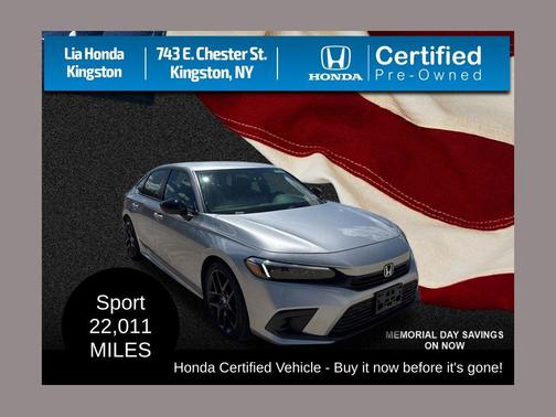 Lunar Silver Metallic 2023 Honda Civic Sport