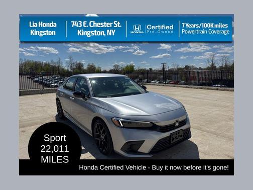 Lunar Silver Metallic 2023 Honda Civic Sport