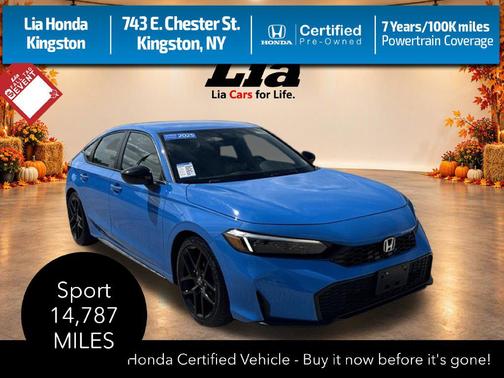 Boost Blue Pearl 2025 Honda Civic Sport