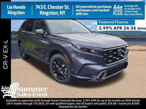 Meteorite Gray Metallic 2026 Honda CR-V EX-L AWD